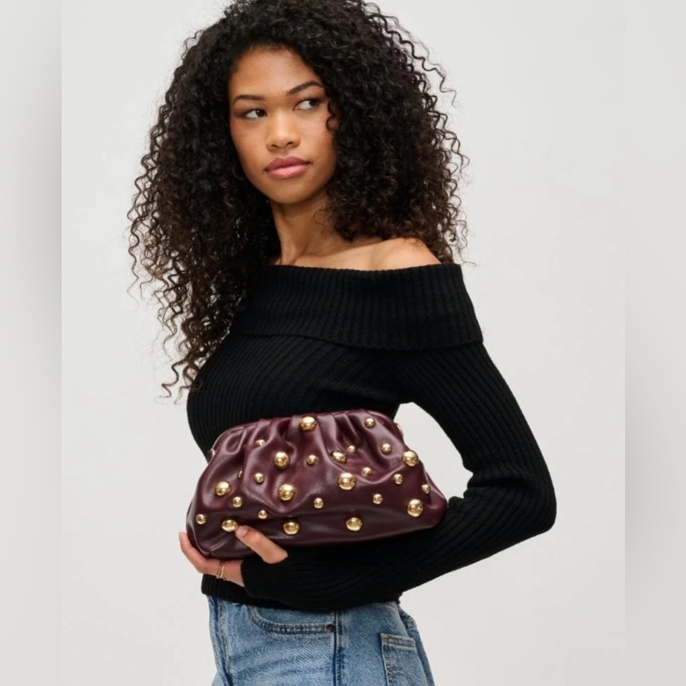 🍷URBAN EXPRESSIONS WINE/BROWN CAREY BAG🍷NWT